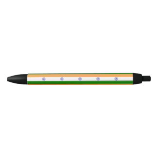 India flag  black ink pen