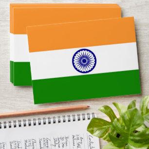 India flag envelope