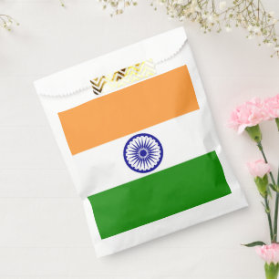 India flag favour bags