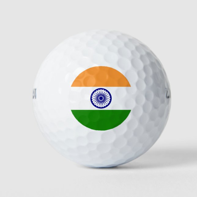 India flag golf balls (Front)
