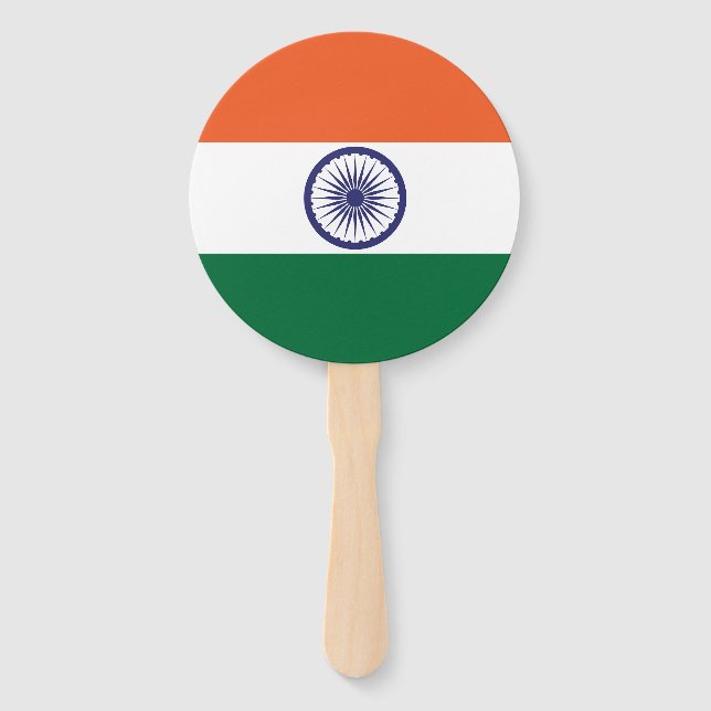 India Flag Hand Fan (Front)