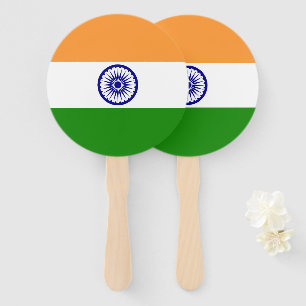 India flag hand fan