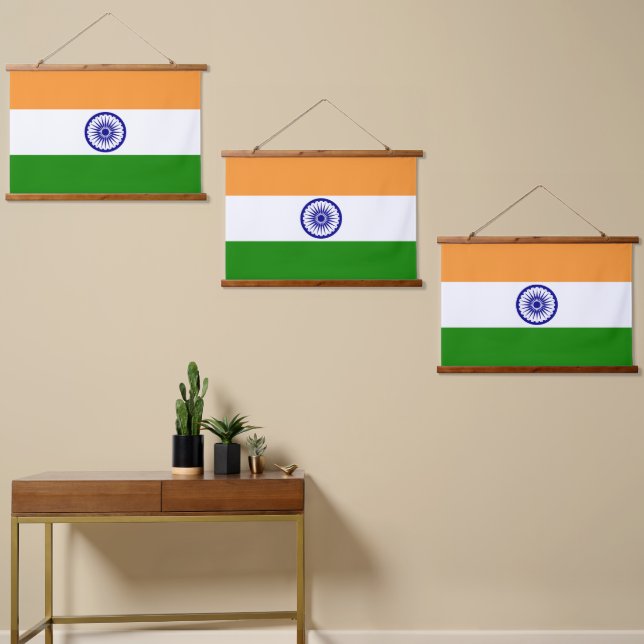 India flag hanging tapestry (Asymmetrical)