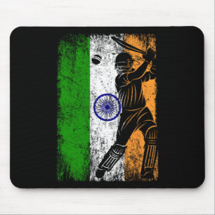 India Flag Indian Cricket Jersey Fan Player Coach Mouse Pad