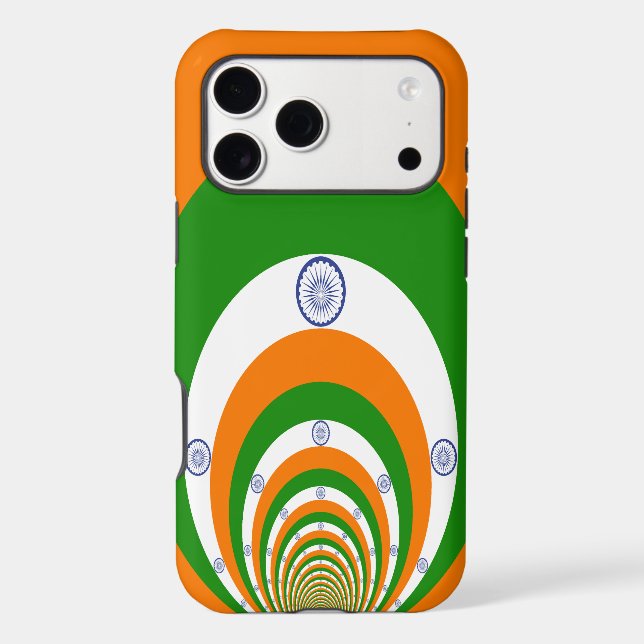 India Flag Kaleidoscope: Endless Unity & Patriotis (Back)
