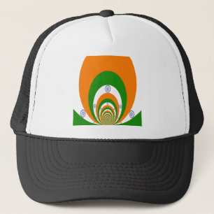 India Flag Kaleidoscope: Endless Unity & Patriotis Trucker Hat