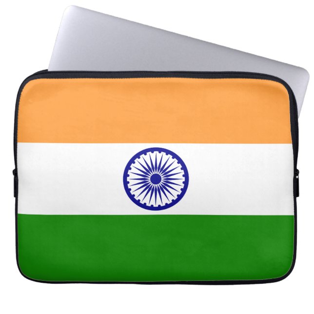 India flag laptop sleeve (Front)