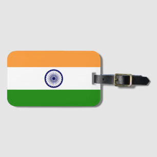 India Flag Luggage Tag