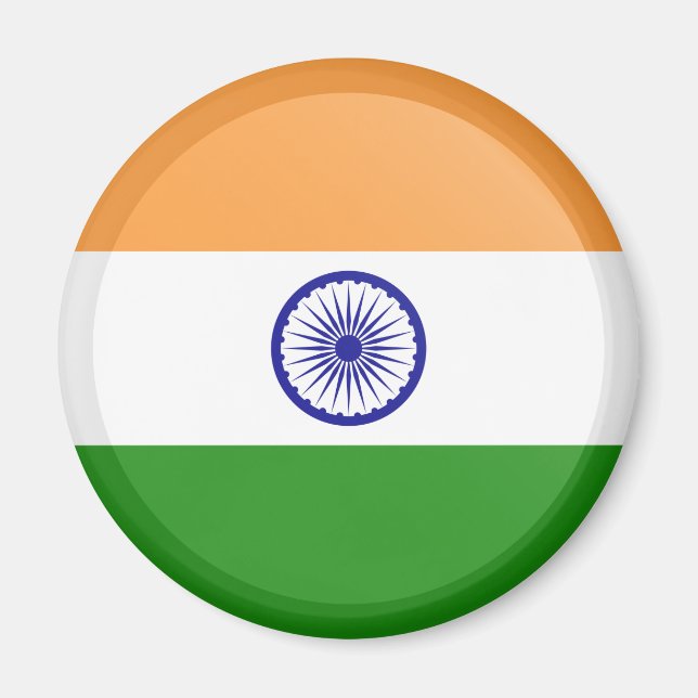 India Flag Magnet (Front)