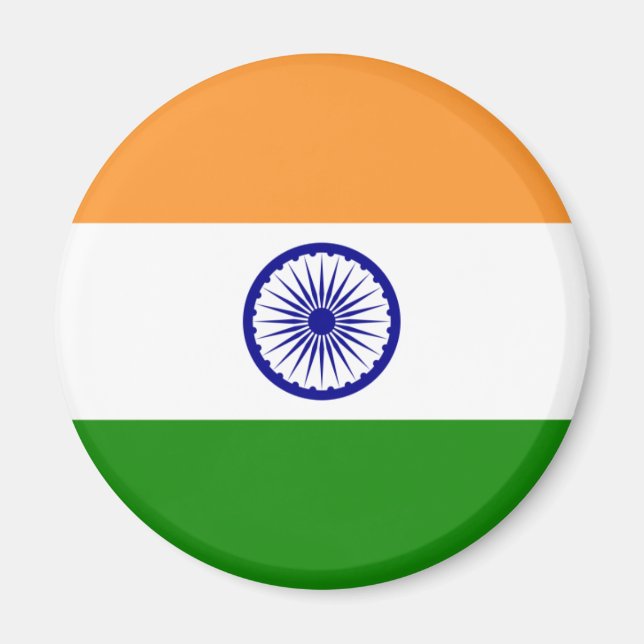 India Flag Magnet (Front)
