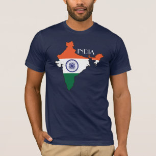 India Flag-Map Shirt