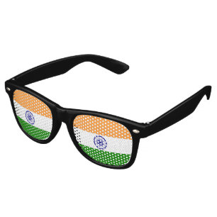 India flag retro sunglasses