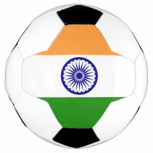 India flag soccer ball