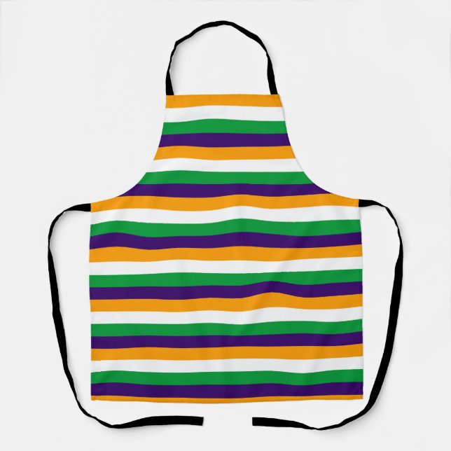 India flag stripes country symbol pattern lines apron (Front)