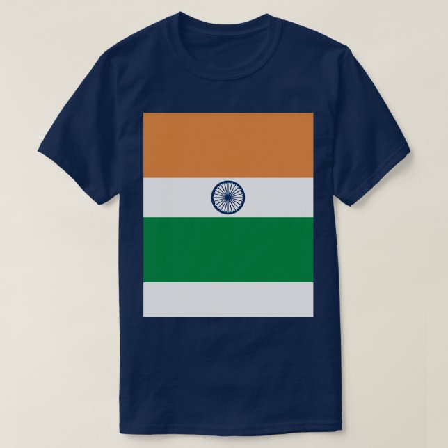 India Flag T-Shirt (Design Front)