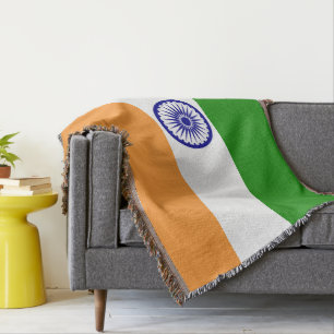 India flag throw blanket
