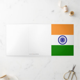 India flag Tri-Fold card