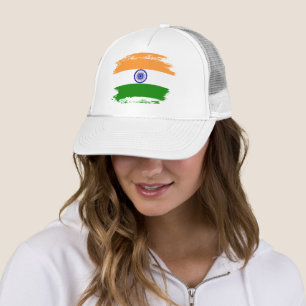 India flag trucker hat