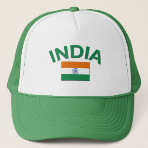 India Flag Trucker Hat