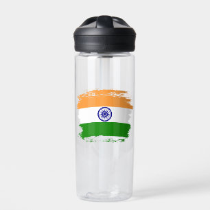 India flag water bottle