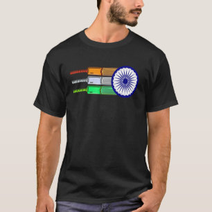India Flags From Cricketbats T-Shirt