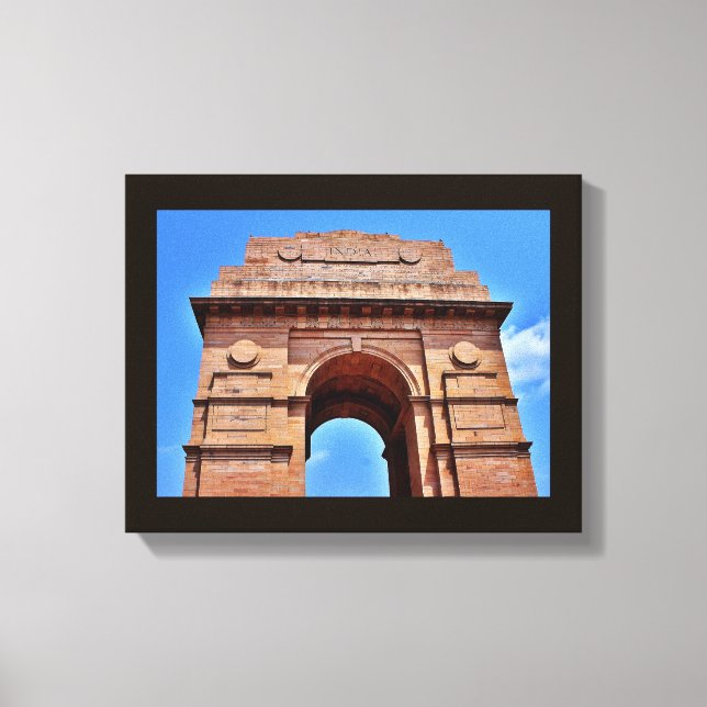 India Gate Canvas Print (Front)