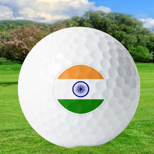 India Golf Balls, Indian Flag Golfers / Patriots Golf Balls