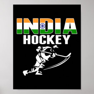 India Ice Hockey Fans Jersey - Support Indian Hock Poster