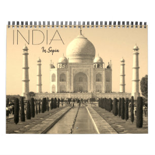 india in sepia 2026 calendar