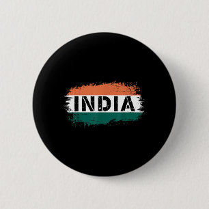 India Independence Day 15 August 1947 Indian Flag 6 Cm Round Badge