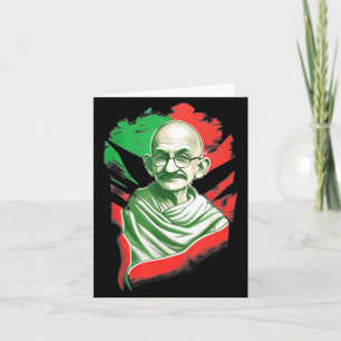 India Independence Day 15 August 1947 Indian Flag Card