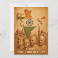 India Independence Day Card