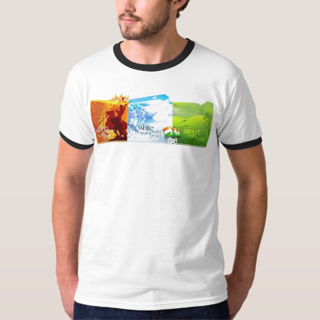 India Independence Day T Shirt (Front)