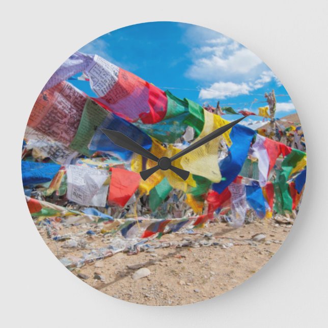 India, Jammu & Kashmir, Ladakh, Namshangla Pass Large Clock (Front)