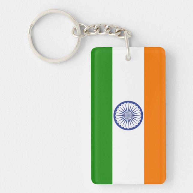 India Key Ring (Front)