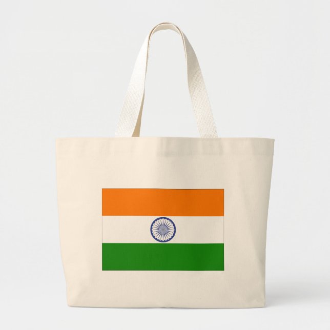 India Large Tote Bag (Front)