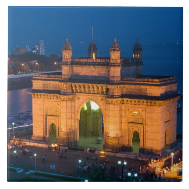 INDIA, Mumbai (Bombay): Gateway of India / Tile (Front)