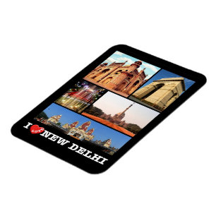 India - New Delhi - I Love - Magnet