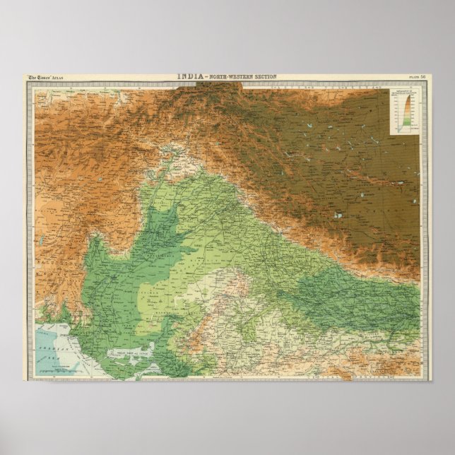 India northwestern section poster (Front)