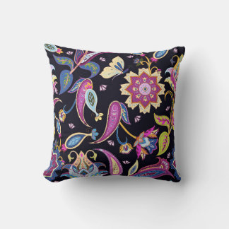 India paisley pattern cushion
