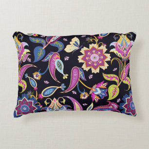 India paisley pattern decorative cushion