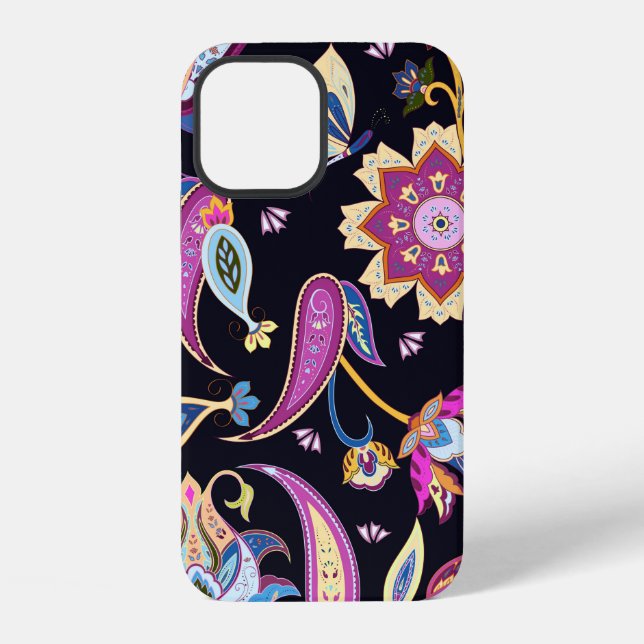 India paisley pattern iPhone case (Back)