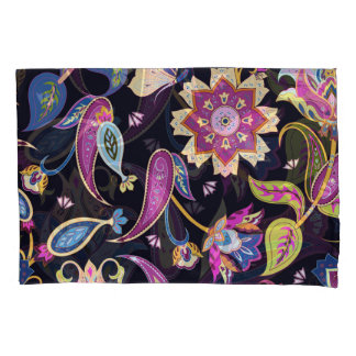 India Paisley Seamless Floral Ornament Pillowcase