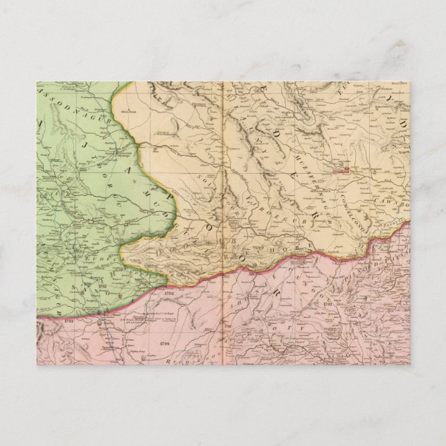 India peninsula North Postcard (Front)