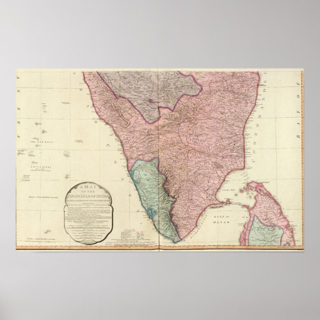 India peninsula South Poster (Front)