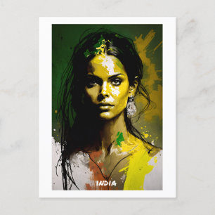 India Postcard - World of Women Collection