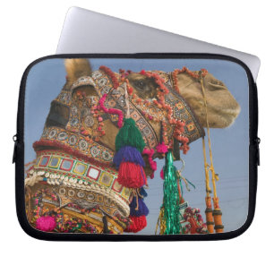 INDIA, Rajasthan, Pushkar: PUSHKAR CAMEL FAIR, Laptop Sleeve