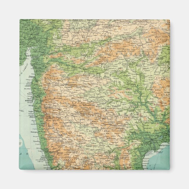 India southern section magnet (Front)