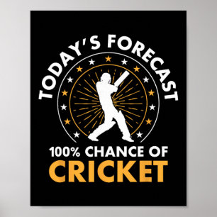 India Sport Cricket Lover Cricketer Cricket Player Poster
