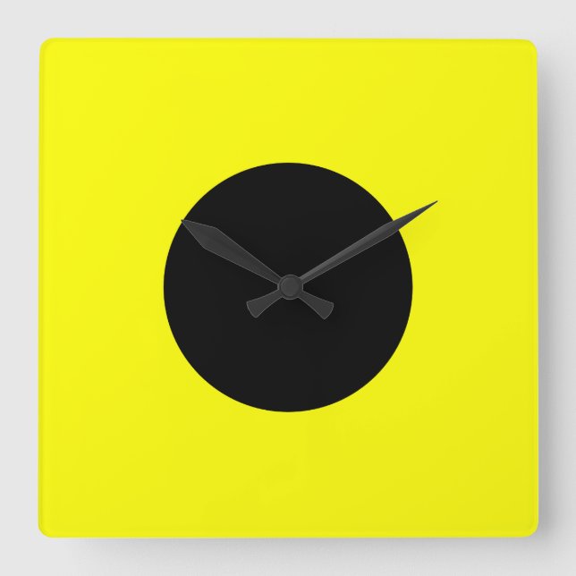 India Square Wall Clock (Front)